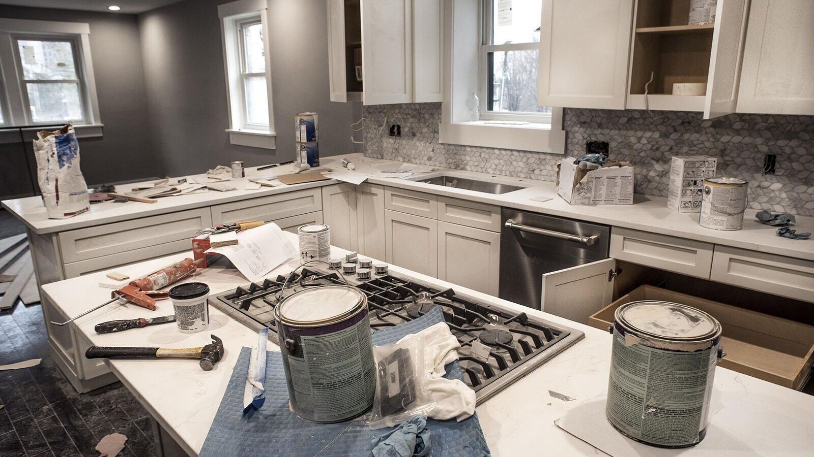 Winter: Kitchen remodeling
